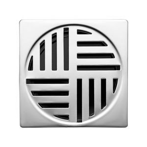 Grelha Quadrada Loren Protect Inox 150MM - 1790C19 - Lorenzetti