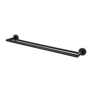 Porta Toalha Duplo Loren Loft Preto - 2042B82 - Lorenzetti