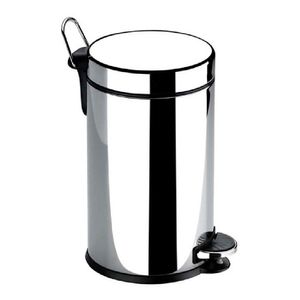 Lixeira Inox Brinox Pallet 3L com Pedal e Balde