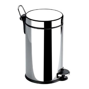 Lixeira Inox Brinox Pallet 12L com Pedal e Balde