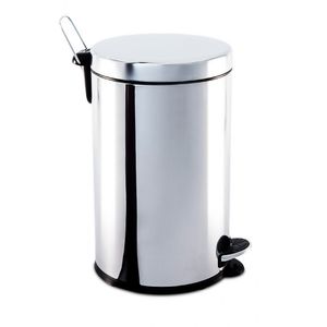 Lixeira Inox C/Pedal E Balde 20L Brinox