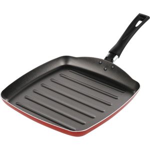Grill Garlic Vermelha 24X24X2,3Cm - Brinox