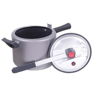 Panela de Pressão Brinox Vapt 4,5 Litros Preta