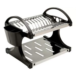 Escorredor de Pratos para 16 peças Suprema Preto - 2104/201 - Brinox