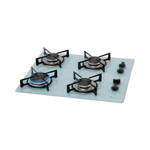Fogão Cooktop a Gás 4 Bocas Branco Bivolt - Fischer