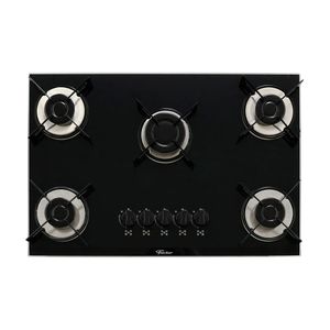 Fogão Cooktop a Gás com 5 Bocas Acendimento Superautomático Fit Preto Bivolt - Fischer