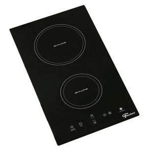 Fogão Cooktop Elétrico com 2 Bocas de Indução Mesa Vitrocerâmica Preto - Fischer