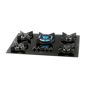 Fogão Cooktop a Gás com 5 Bocas Messa de Vidro TC Infinity Preto - Fischer