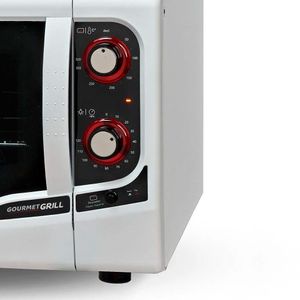Forno Elétrico de Bancada com Aviso Sonoro Gourmet Grill 44L 220V 1775W Branco - Fischer
