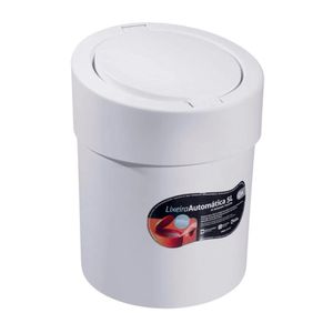 Lixeira C/ Tampa C/Botao Press 5L Br Coza