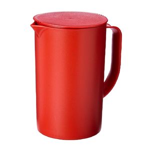 Jarra Casual Com Tampa 1L Vermelha - Coza