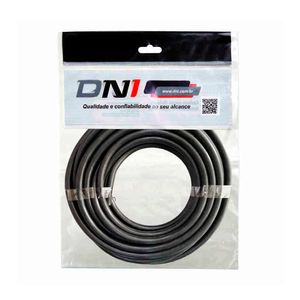 Cabo Tipo PP DNI PP205PTE5 2 Vias 50 MM Preto