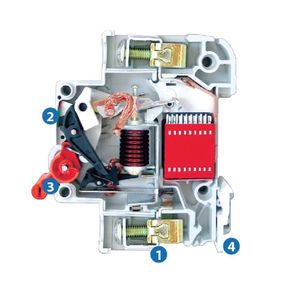 Disjuntor Alumbra Unipolar Curva C DIN ALBR3 63A 220V