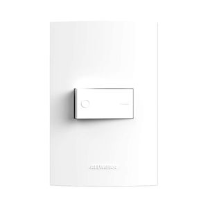 Interruptor Simples Alumbra Inovapro 1 Seção 10A 4X2 Bipolar