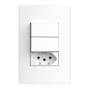 Interruptor Alumbra Inovapro 2 Seção Simples 2PxT 10A