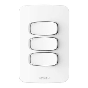 Interruptor Alumbra Gracia 3 Seção Simples 4X2