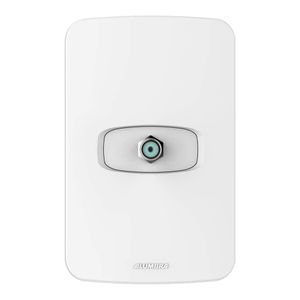 Tomada para Cabo Coaxial Alumbra Gracia 1 Seção 4X2