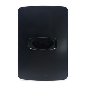 Tomada 4X2 Alumbra Gracia Maxx Padrão 20A Black