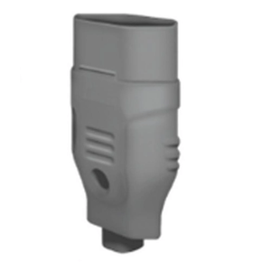 Plug Macho Alumbra GIG 2PxT 10A Cinza