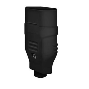 Plug Fêmea Alumbra GIG 2PxT 10A Preto