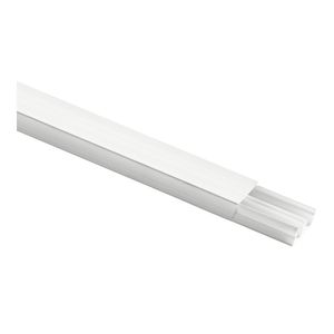 Canaleta em PVC com Fita Adesiva Branco 20X10X2000MM - Alumbra