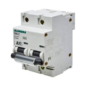 Disjuntor Alumbra Bipolar Curva C DIN ALBR6 80A 220V