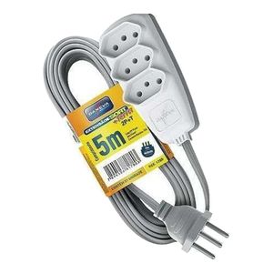 Extensão Sortida Legrand Daneva 2PxT 10A 5 M Gelo