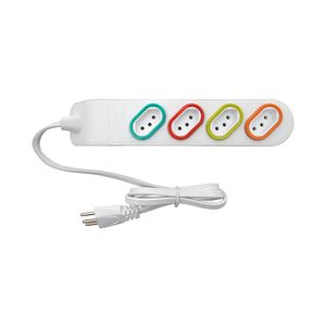 Extensão Multi Tomadas Legrand Daneva 2PxT 5 M Branco
