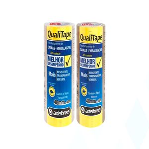 Fita Qualitape Adelbras Sleeve 48 X 45 MM Transparente