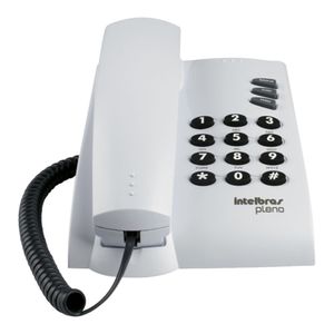 Telefone C/Fio Intelbras Pleno Branco