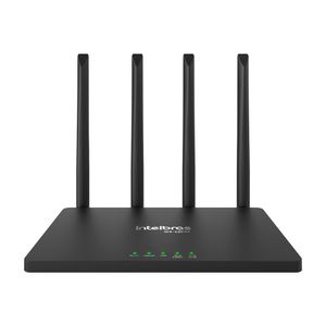 Roteador Wireless Dual Band com 4 Antenas 1200Mbps Wi-Force 5 Preto - W5-1200F - Intelbras