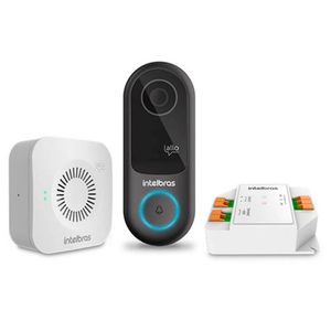 Vídeo Porteiro com Wi-fi Inteligente Plug & Play Módulo Relé sem Fio e Campainha Allo W3+ - Intelbras