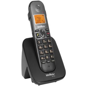 Telefone Sem Fio Intelbras TS 5120 com Viva Voz, Identificador de Chamada e Tecnologia DECT 6 Preto