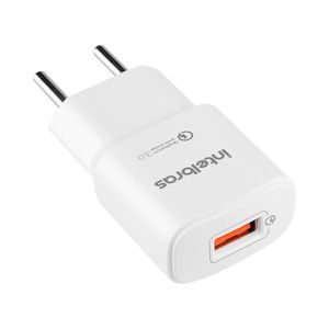 Carregador USB Intelbras EC1 Quick com Tecnologia Qualcomm Quick Charge 3.0 Branco