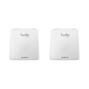 Kit Roteador Intelbras 300Mbps Twibi Giga Branco Bivolt