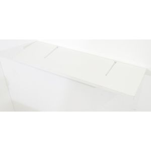Prateleira Multivisão Decore com Suporte Madeira Branco 60x30 CM