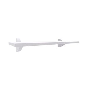 Prateleira com Suporte em MDP Clip Branco 20x60CM - Multivisão