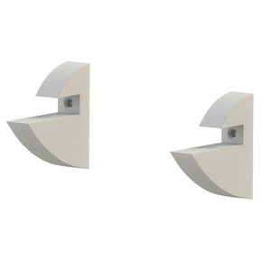 Prateleira Multivisão Mdp com Suporte 20x80 CM Branco