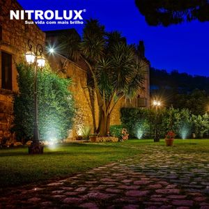 Espeto de Jardim LGP 5W Bivolt Luz Branca Fria 6500K - 2169 - Nitrolux