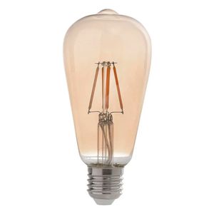 Lâmpada LED em Filamento St64 E27 4W Luz Amarela 2200K Bivolt - Nitrolux
