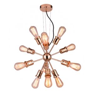 Pendente Nitrolux Atomus Dourado 42901a12 E27x12W