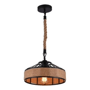 Luminária Pendente Corda com Soquete E27 Luxmundo - MD51549-1 - Nitrolux