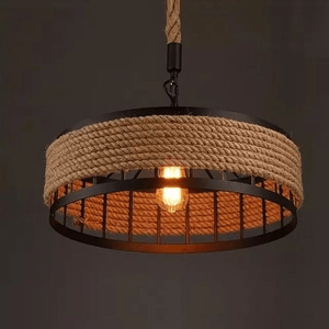 Luminária Pendente Corda com Soquete E27 Luxmundo - MD51549-1 - Nitrolux