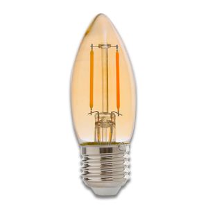 Lâmpada LED em Filamento Luxmundo B35 E27 4W Luz Amarela 2200K Bivolt - 3247 - Nitrolux