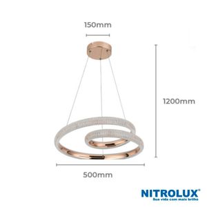 Pendente LED LP-301 45W Luz Neutra 4000K - 5191 - Nitrolux