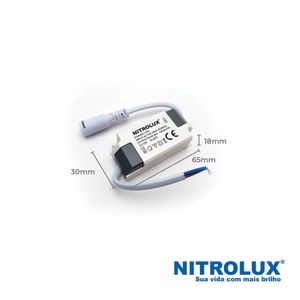 Driver para Luminária 12W - Nitrolux