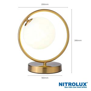 Luminaria de Mesa G9X1 - LME002 - Nitrolux