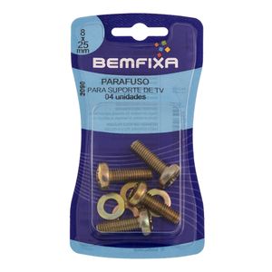 Parafuso Bemfixa Para Suporte De Tv M8X25
