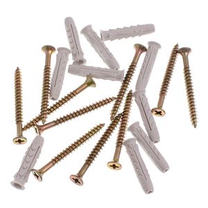 Bucha Bemfixa Shark 5Mm C/ Parafuso Fenda Phillips Cabeca Chata