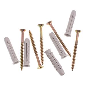 Bucha Bemfixa Shark 8Mm C/ Parafuso Fenda Phillips Cabeca Chata